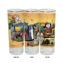 アーカンソー州 シューターショットグラス（2oz）[金縁ポストカード] / Arkansas Shooter Gold Rim Postcard (2oz)