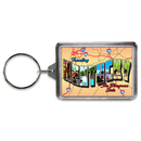 Kentucky Keychain Lucite Postcard