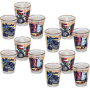 Georgia Shot Glass Gold Rim Postcard (1.5oz)