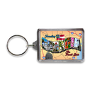 Georgia Keychain Lucite Postcard