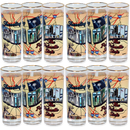 サウスカロライナ州 シューターショットグラス（2oz）[金縁ポストカード] / South Carolina Shooter Gold Rim Postcard (2oz)