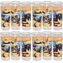 ミシシッピ州 シューターショットグラス（2oz）[金縁ポストカード] / Mississippi Shooter Gold Rim Postcard (2oz)