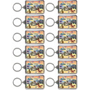 Mississippi Keychain Lucite Postcard