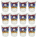 アラスカ州 ショットグラス（1.5oz）[州の地図] / Alaska Shot Glass State Map  (1.5oz)