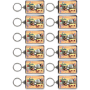 Missouri Keychain Lucite Postcard