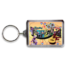 Tennessee Keychain Lucite Postcard