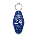Missouri Keychain Motel Blue