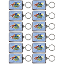 Maine Keychain Lucite Elements