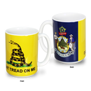 メイン州 マグカップ（15oz/443ml）[ガズデンフラッグ] / Maine Mug Gadsden Flag (15oz)