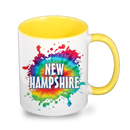 ニューハンプシャー州 マグカップ（11oz/325ml）[タイダイ] / New Hampshire Mug Tie Dye (11oz)