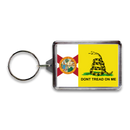 フロリダ州 キーホルダー [ガズデンフラッグ] / Florida Keychain Lucite Gadsden Flag