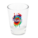 Wisconsin Shot Glass Tie Dye  (1.5oz)