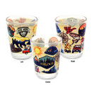 Virginia Shot Glass Luggage Sticker (1.5oz)