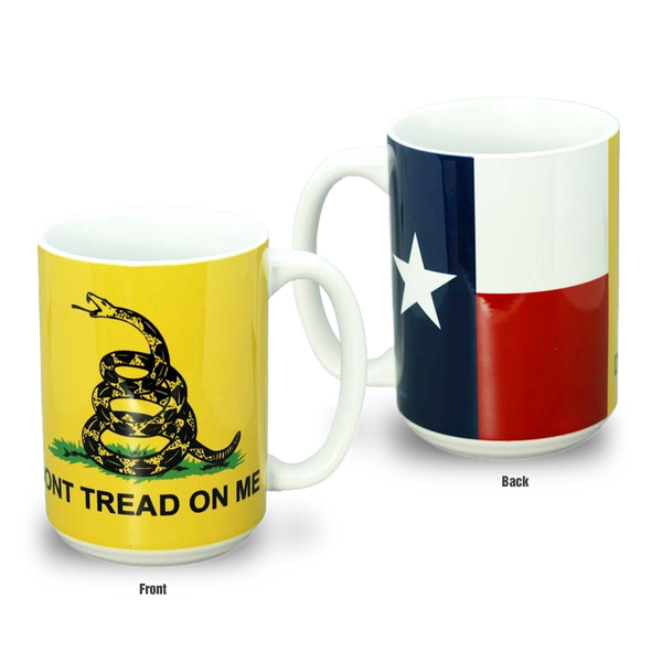 Texas Mug Gadsden Flag (15oz)