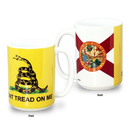 フロリダ州 マグカップ（15oz/443ml）[ガズデンフラッグ] / Florida Mug Gadsden Flag (15oz)