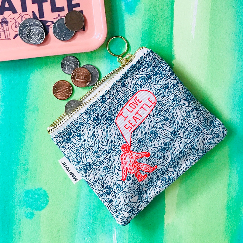 I love Seattle Coin Purses