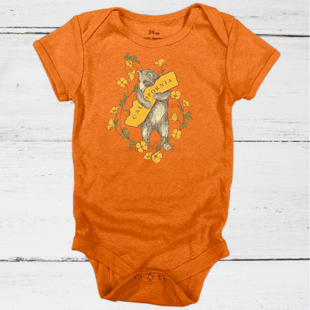 CA Bear and Poppy Infant Onesie