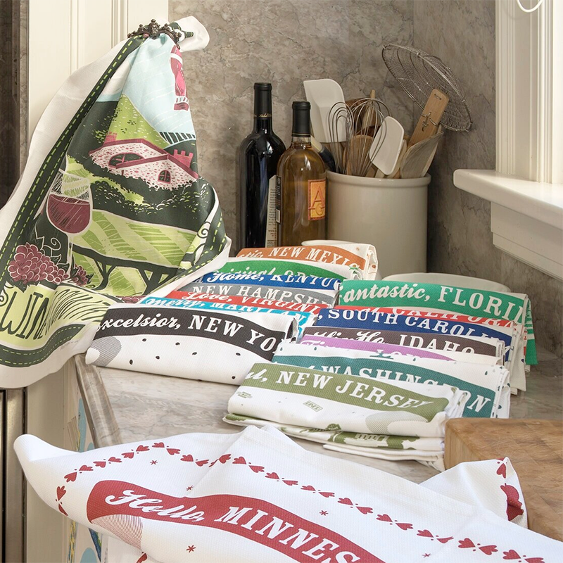 Glacier National Park Tea Towel