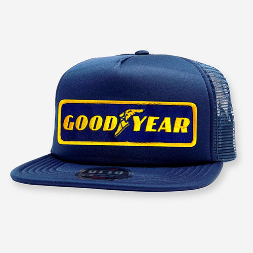 グッドイヤー ピットクルー パッチ トラッカーキャップ / Goodyear Pit Crew Patch Hat