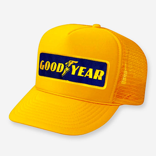 グッドイヤー ピットクルー パッチ トラッカーキャップ / Goodyear Pit Crew Patch Hat