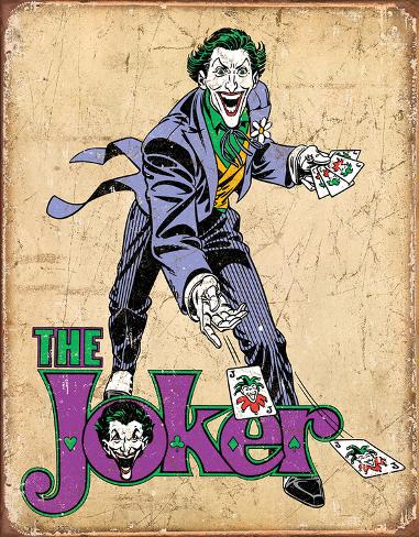 DC Comics - The Joker アメリカンインテリア ブリキ看板