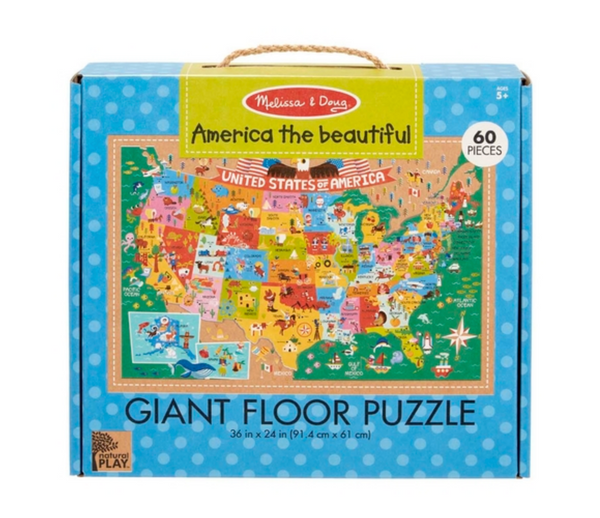 NPジャイアントフロアパズル - アメリカ・ザ・ビューティフル/ NP Giant Floor Puzzle - America the Beautiful