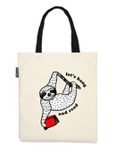 Let's Hang and Read Tote Bag