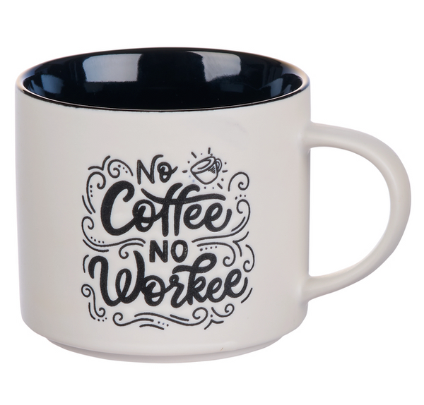 No Coffee No Workee セラミックマグ/ Mug Ceramic No Coffee No Workee