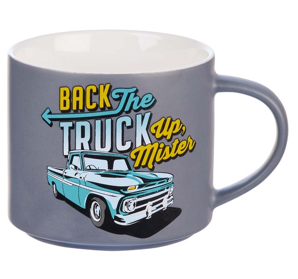 ブレス ユア ソウル ノベルティ マグ バック ザ トラック アップ 電子レンジ/食器洗い機可 18オンス、ブルーセラミック/ Bless Your Soul Novelty Mug, Back the Truck Up, Microwave/Dishwasher Safe 18oz, Blue Ceramic