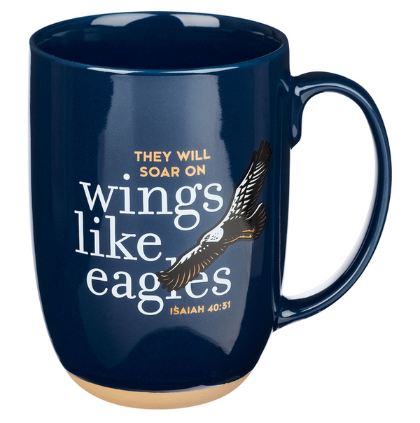 Mug Ceramic Wings of Eagles Isaiah 40:31