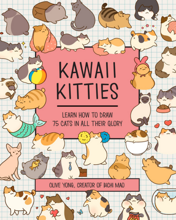 Kawaii Kitties: Learn How to Draw 75 Cats in All Their Glory (Kawaii Doodle #6)