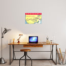 WE GOT OUR KICKS ON ROUTE 66 Art Print