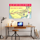 WE GOT OUR KICKS ON ROUTE 66 Art Print