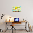 Map of Route 66 "MAIN STREET OF AMERICA" Art Print