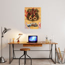 Route 66 Vintage Postcard Art Print