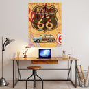 Route 66 Vintage Postcard Art Print