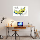 Partial Map Showing Will Rogers Highway, Route 66 アメリカンインテリア ポスター