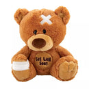 25センチ　早く元気になってねベアー　/ 10 Inch Get Well Soon Plush Bear
