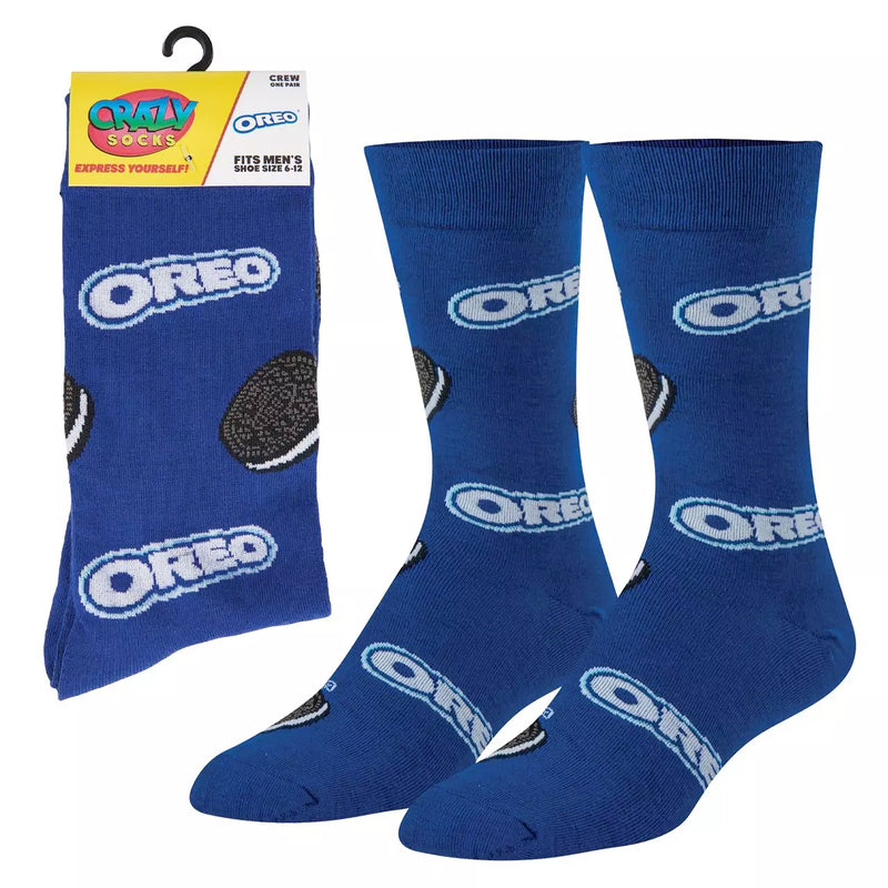 Crazy Socks Men's Size 6-12 - Oreo Cookies