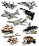 ミリタリー車両マグネット 9 個セット、アメリカ製