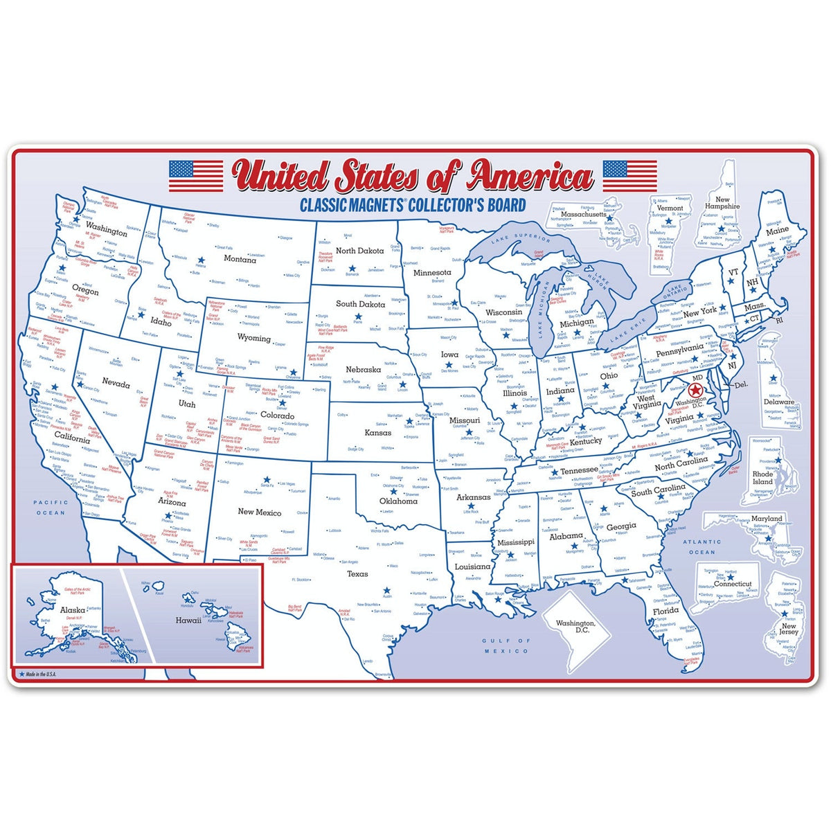 米国ワシントン州 地図 カッティングボード