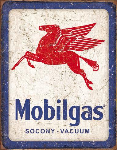 Tin Sign: Mobilgas Pegasus