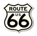 Route 66 Shield Highway Sign Magnet, Made in the USA
